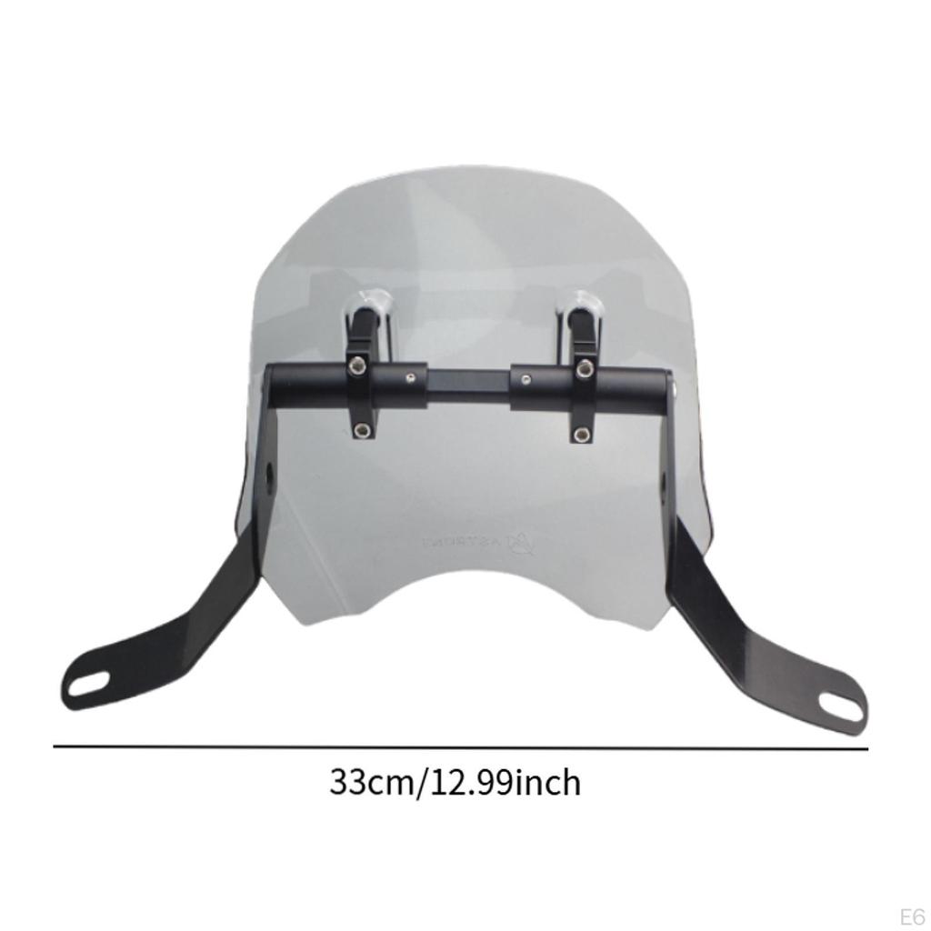 Аксессуары для ветрового стекла мотоцикла Простая установка Защитный профессиональный Регулируемый угол Прочный