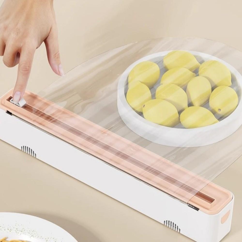 Space Saving Plastic Wrap Cutter Wall Mounted Tin Foil Cutting Box Food Film Dispenser Restaurants
