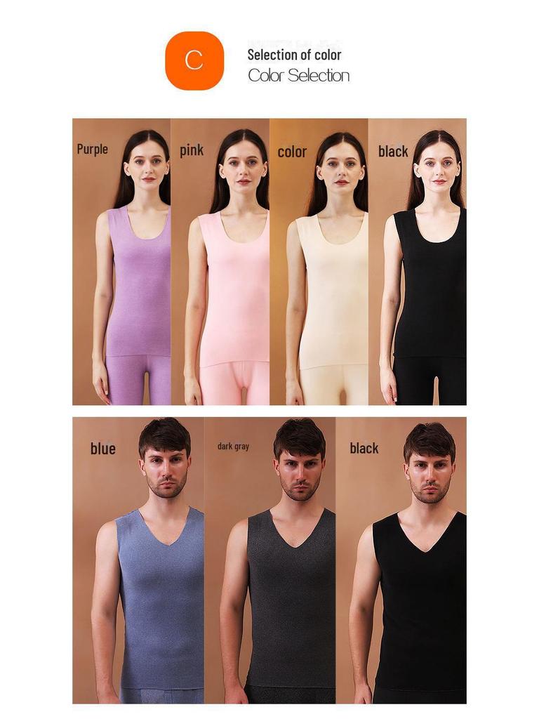 Парный терможилет из немецкого бархата и бесшовная нижняя рубашка