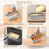 2Pcs Silicone Bread Loaf Pan Liners - Reble Bread Baking Mat, Non-Stick and Easy to Clean Bread Sling, for 9x5" Baking Loaf Pans to Transfer