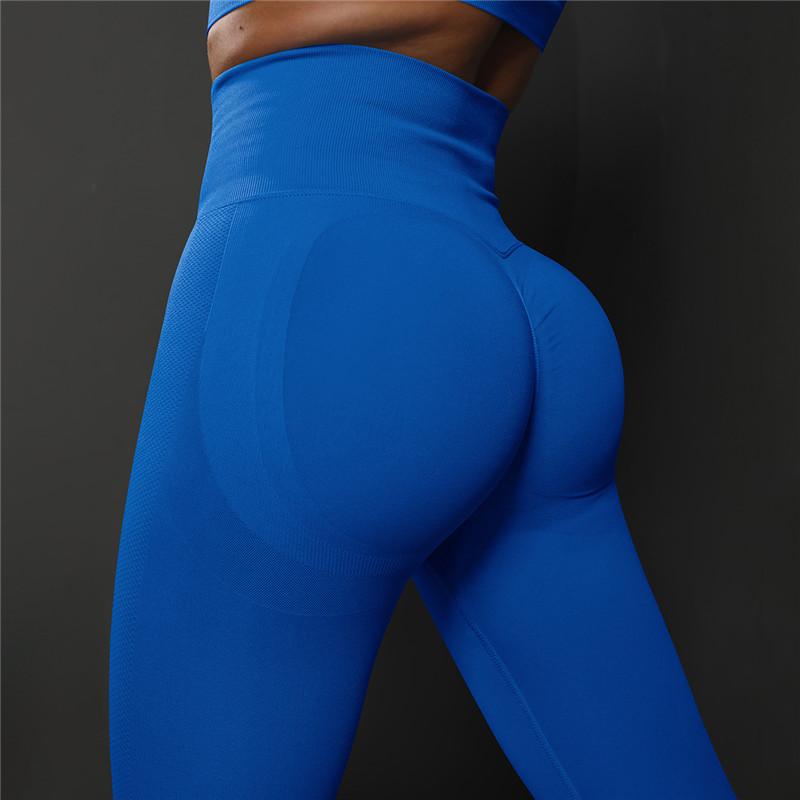 Nessaj Women Scrunch Butt Gym Yoga Tights High Waist Seamless Leggings Slim Fitness Workout Pants