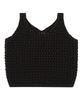VLETI Cotton Skacy Knit Sleeveless (Black)
