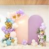 Elastic Double Sided Arch Backdrop Cover Doubleside Arched Shape Backdrop Cover  Baby Shower
