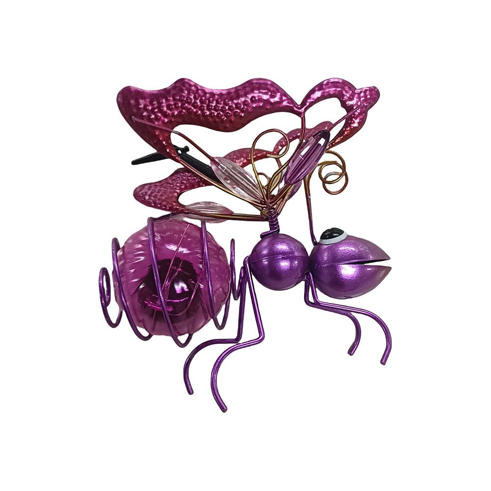 Солнечные гирлянды для насекомых, подвесные лампы для летающих насекомых, садовые светильники для украшения балкона, крыльца на заднем дворе