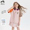 Beity Girls' Ice Cotton Polo Short-Sleeve T-Shirt