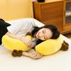 Fruitshaped Plush Banana Cushion With Short Pile Fabric Kids Bedroom Decor