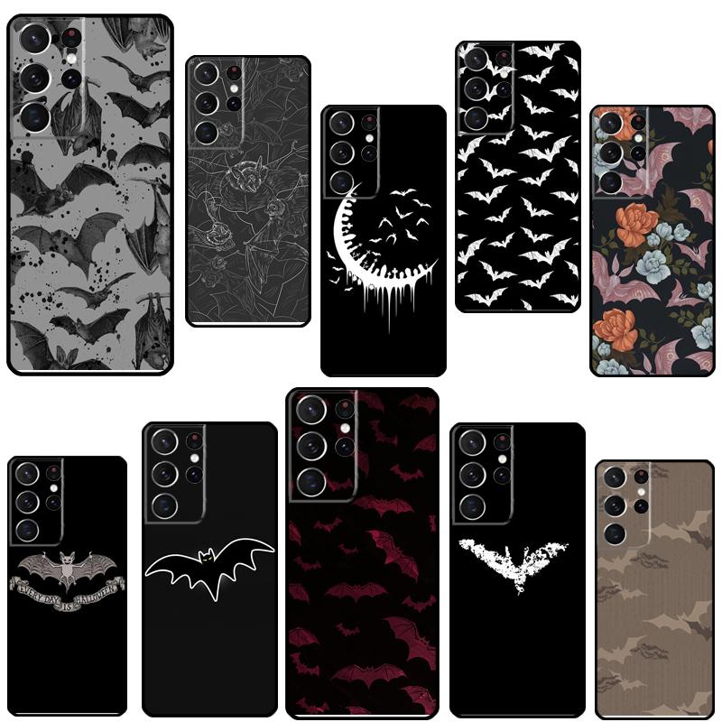 Goth Vampire Bat Gothic Phone Case For Samsung Galaxy S23 S22 Ultra Note 20 10 S8 S9 S10 Plus S20 FE S21 FE Cover