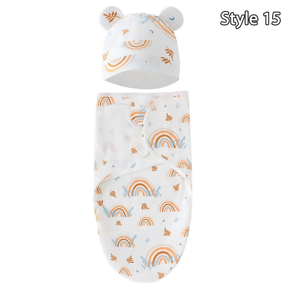 Adjustable Newborn Sleeping Bag Cotton Baby Blanket Hot Sale Newborn Wrap Birth Outfit