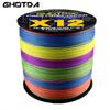 GHOTDA NEW X12 1000M Braided Fishing Line 12 Strands PE Multifilament Saltwater Fishing Wire Super Strong Strength  25 30 39 50 65 77 92 120 135LB