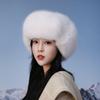 Женская снежная шапка с ушками, утепленная, ветрозащитная, из искусственного меха под лису, с густым мехом, мужская, зимняя, источник