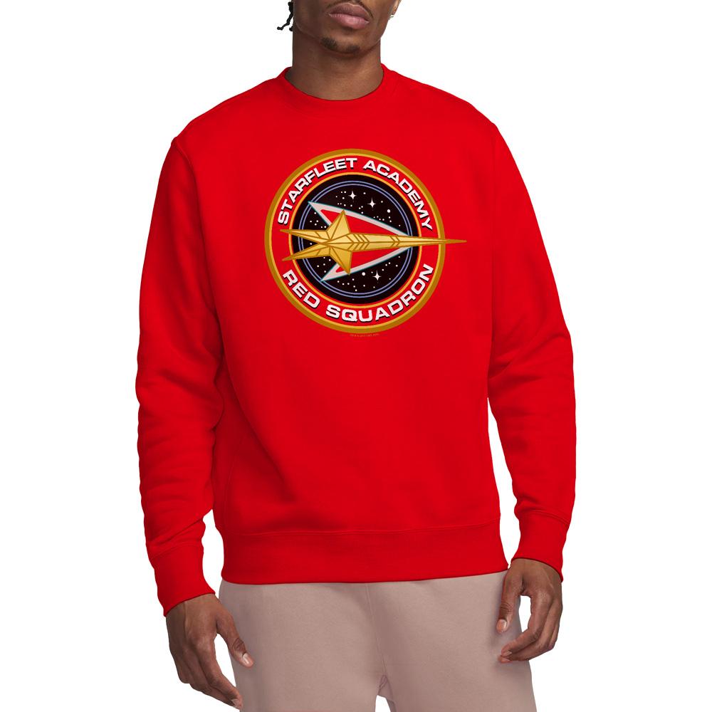 Star Trek Unisex Adult Red Squadron Sweatshirt