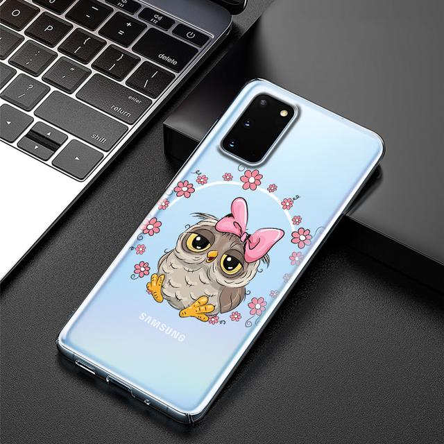 Cartoon Cute Owl Phone Case On For Samsung Galaxy A32 A52 A72 A 52 72 A22 A13 A33 4g 5g A52s A53 A50 A51 A70 A03 Silicone Cover