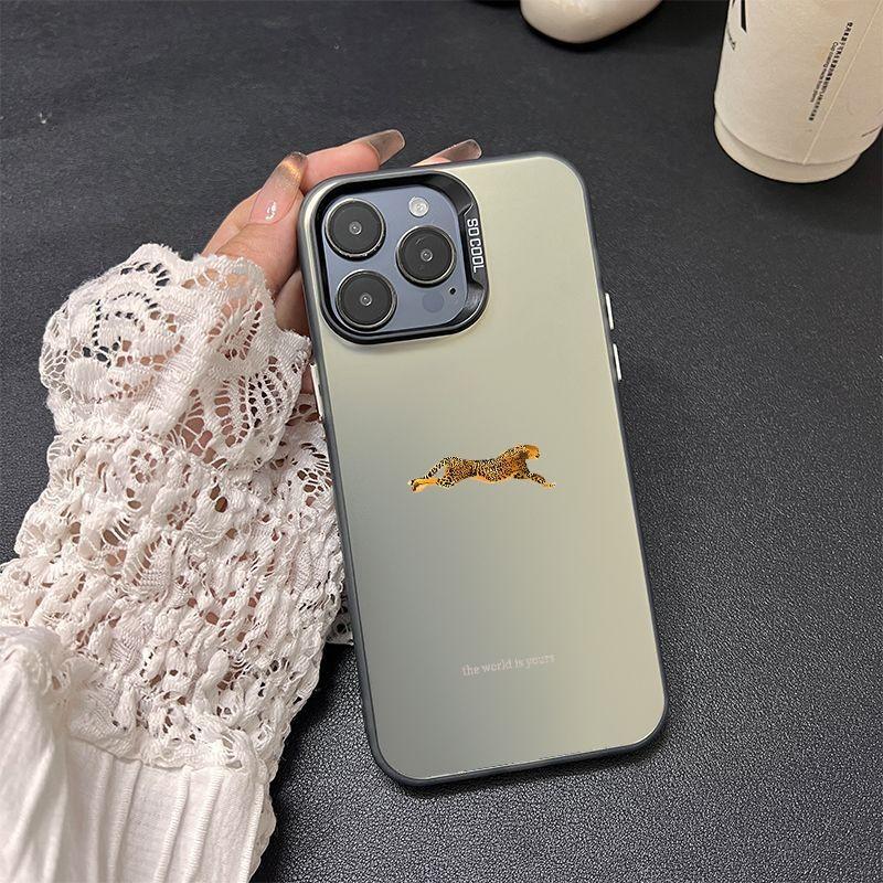 Сделай шаг Вперед Модный Леопардовый Чехол Для Телефона Для iPhone 17 16 Pro Max 15 14 13 mini 12 11 16E Plus 17Air 2026 вдохновляющий Чехол