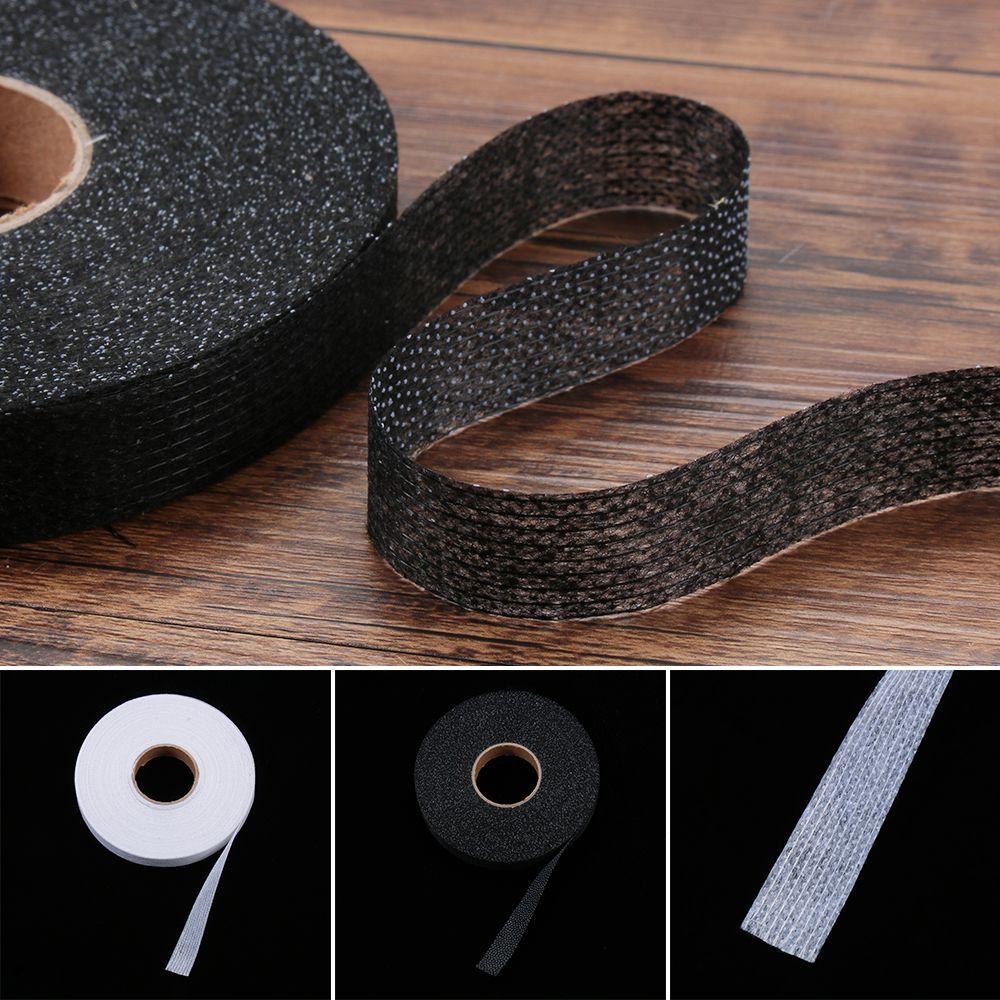 50m/roll DIY Craft Interlining Apparel Clothes Sewing Roll Double-sided Adhesive Fabric Hem Tape