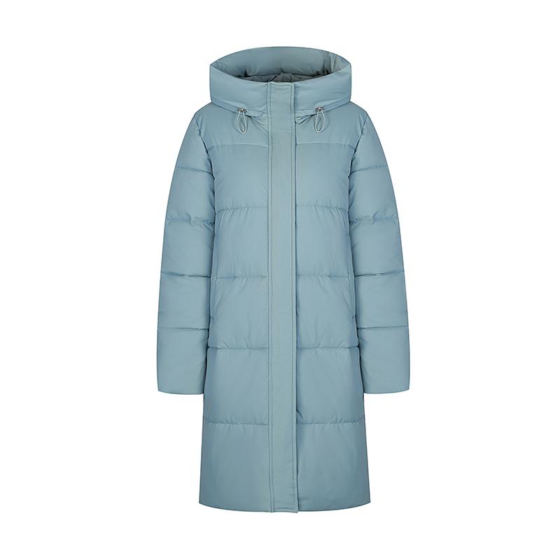 Женская осенне-зимняя куртка с воротником на шнурке и пуговицами, длинная парка на молнии, свободное теплое хлопковое пальто