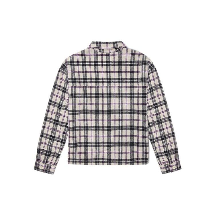 Vans Повседневная рубашка с длинным рукавом и клетчатым воротником, женские рубашки бежевого цвета VN0A5LJSFS8