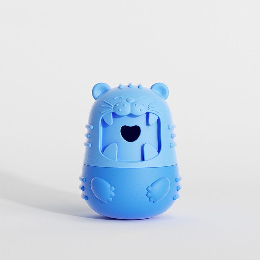 Dog Indestructible Treat Dispenser Ball - Interactive Slow Feeder Bowl Toy for Small/Medium Dogs to Burn Energy,