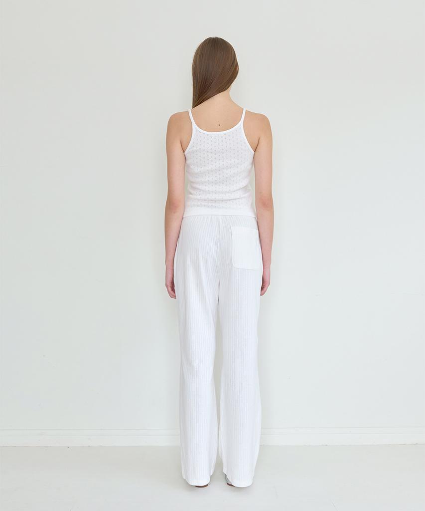 PISCESS Button-Up One-Mile Pants_Ivory