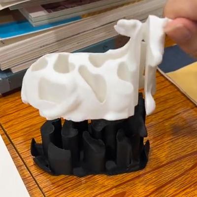 Настольная игрушка 3D-печатная форма коровы настольный орнамент головоломка игра путешествия новинка сенсорная для