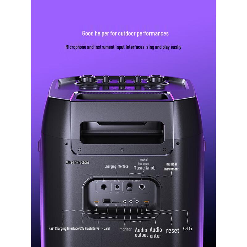 W-King T12 Portable Outdoor Party Bluetooth Speaker