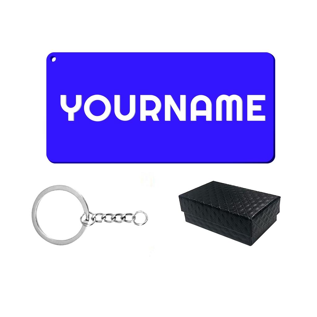 Индивидуальный подарочный брелок для ключей с 3D-печатными праведными шрифтами