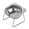 Anti Overturning Stainless Steel Cat Bowl Cervical Protection High Foot Dog Feeder  Water Bowl