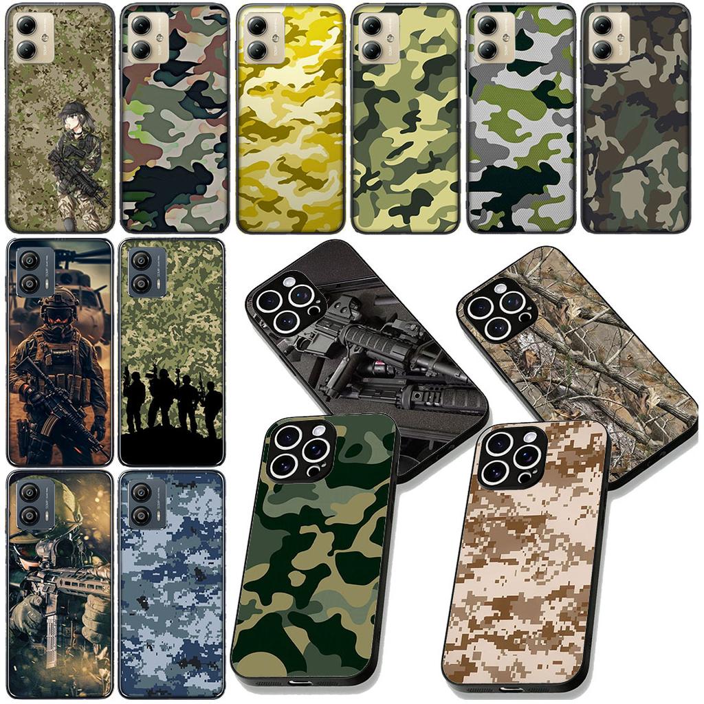 Camo Pattern Military Army Camouflage Cover for Samsung Galaxy S22 S21 S20 FE Ultra Plus A35 A36 A37 A33 A34 A04 A71 Phone Case
