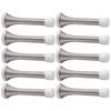 10Pcs Heavy Duty Spring Door Stopper with Rubber Bumper AntiCollision Wall Protector for Kitchen Bedroom Office