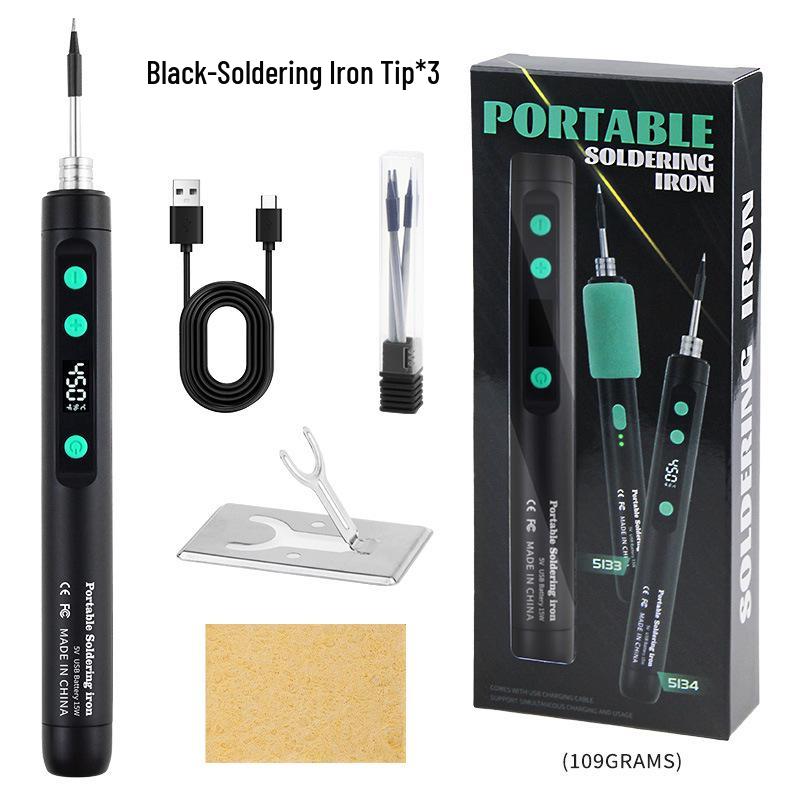 Комплект портативного паяльника USB 5 В 15 Вт для домашней сварки и штамповки пластика