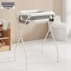 Baby Bathtub & Care Table Set with Raised Stand and Drying Rack
