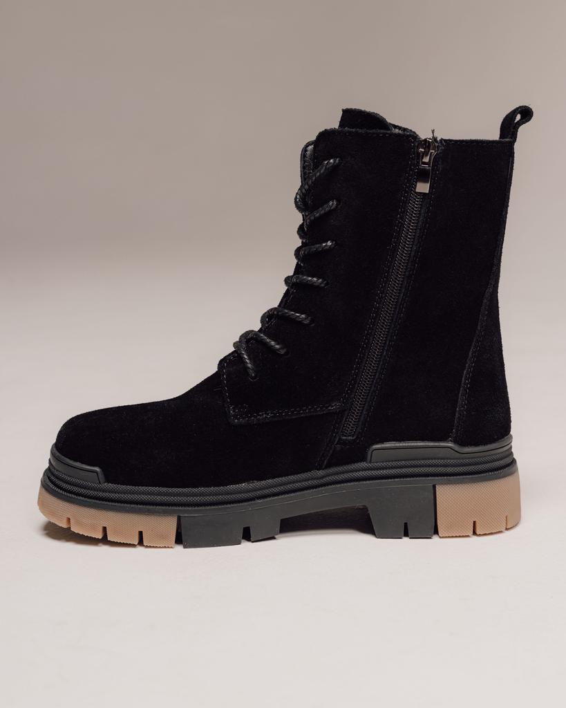 Ботинки высокие зимние Lola Andy 8855 36 черные замша шерсть