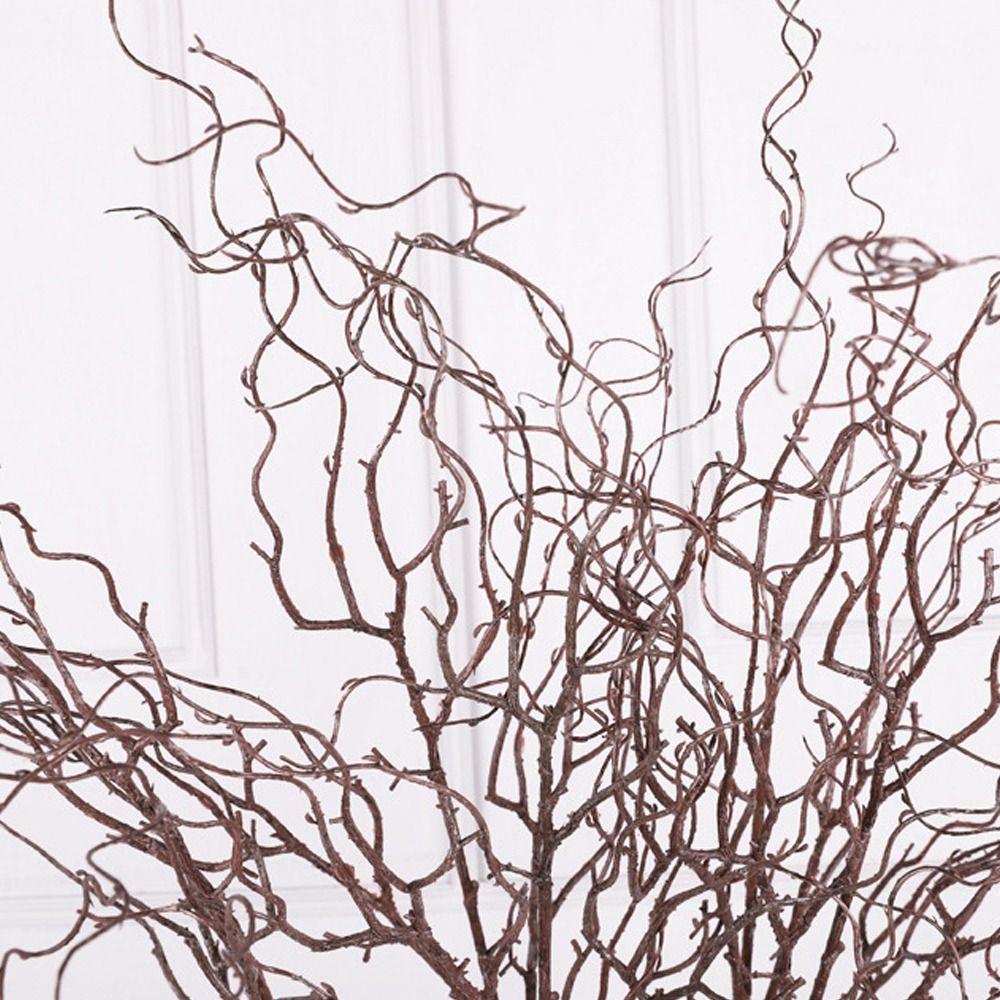 Роскошная искусственная ива сухостой пластиковое искусственное растение имитация ветки дерева декор для гостиной