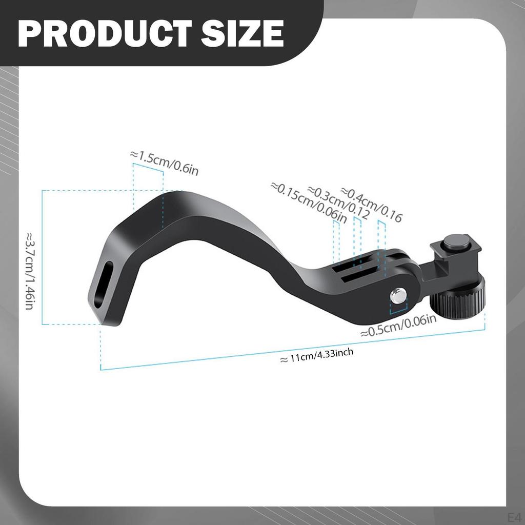 Bike Fork Mount Front Light Bracket Headlight Holder Space Saving Extension Stand