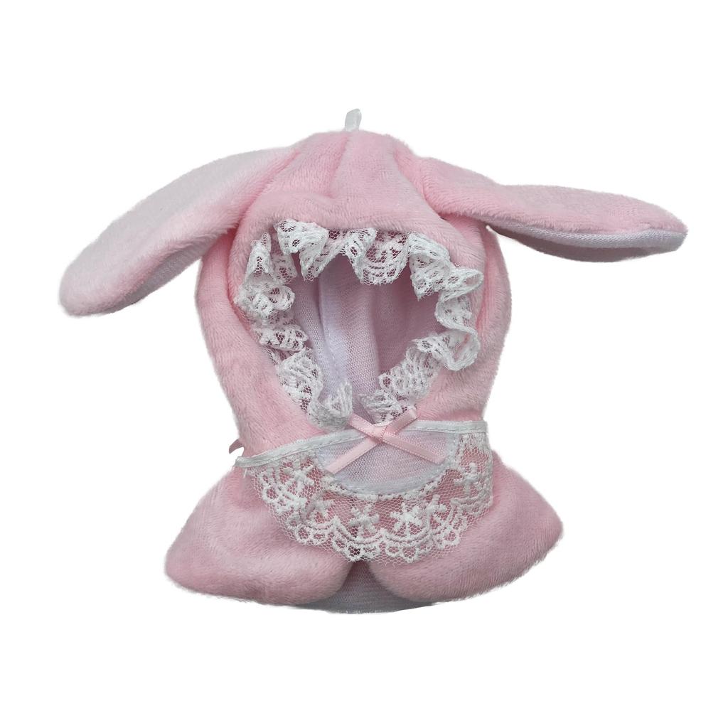 AXLUCE - Plush Clothes - Stuffed Animal - Clothes - 10cm - Doll (Rabbit (Light Pink))