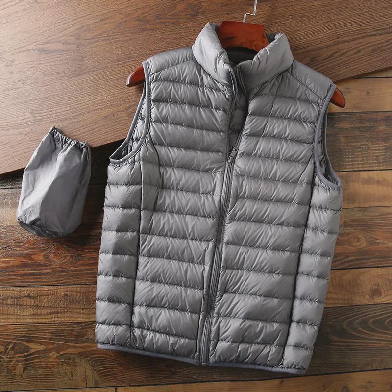 Men's Portable Clothing: Cut-Label Cotton Vest, Casual Warm Jacket