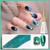 10ML 3D Effect Gradient Nails Magnetic Cat Eye Gel Nail Polish Long Lasting Salon Quality Retro Laser Nail Art UV/LED Cured