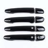 For Mazda CX-3 CX3 CX5 2015 2016 2017 2018     ABS Chrome Glossy Black Door Handle Cover Trims Car Accessories