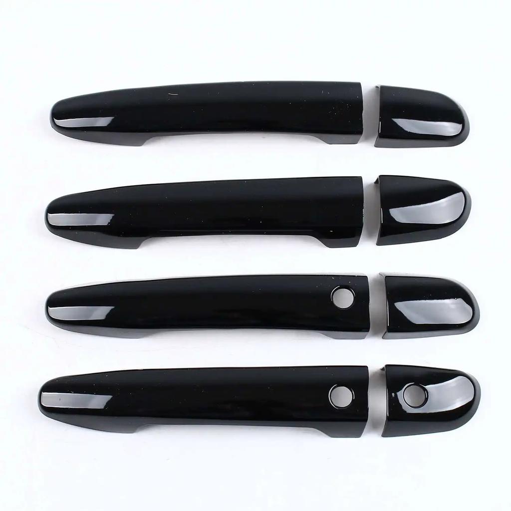 For Mazda CX-8 CX8 CX 8 2017 2018 ABS Chrome Carbon Fiber Glossy Black Door Handle Cover Trims Car Styling Accessories