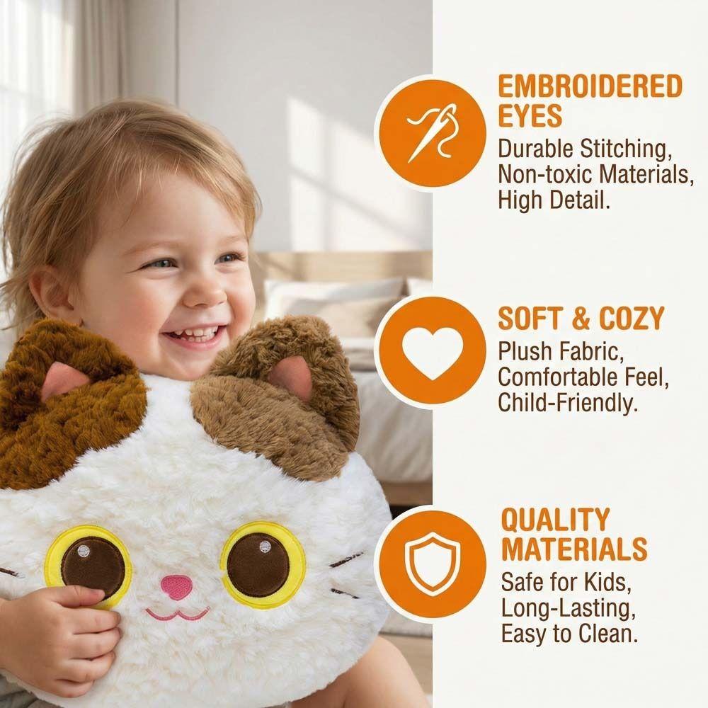 Home Decoration Stuffed Cat Pillow Bedroom Sofa Cat Throw Pillows Children's Pillow Toys