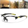 Bifocal Polarized Cycling Sunglasses UV Protection Anti-Glare Scratch Resistant Adjustable Earstems Safety Cord Outdoor Sports Goggles