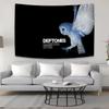 VIKAMA DarkThemed Band Tapestry Owl Pattern Bedroom Rock StudioGaming Room Decorative Tapestry Room Decoration