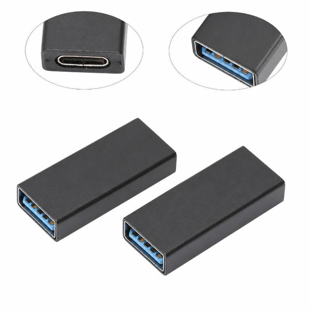 2 шт. Двухцелевой для зарядки и передачи данных Type C на USB-разъем для смартфонов
