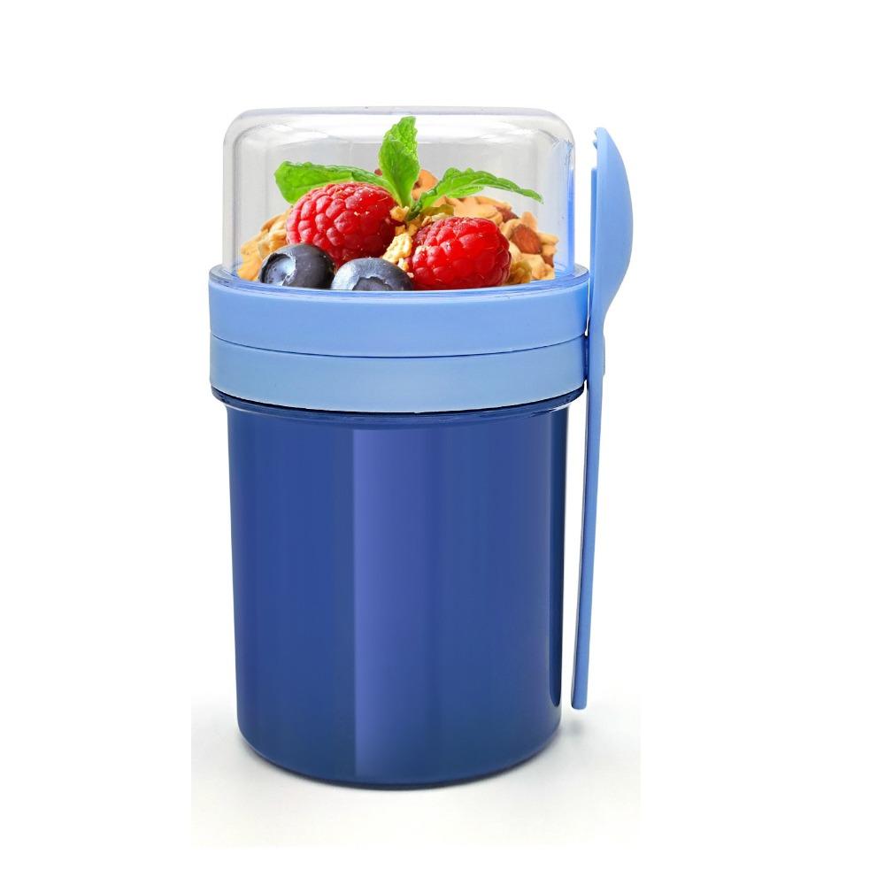 with Spoon Breakfast Cup Dressing Holder Yogurt Container Convenient Fruit Cup School