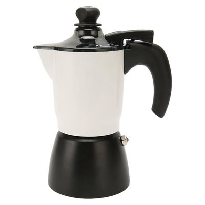 Кофеварка Moka Pot объемом 150 мл для плиты, готовит настоящий итальянский кофе, алюминиевая кофеварка Moka Pot на 3 чашки для домашнего использования