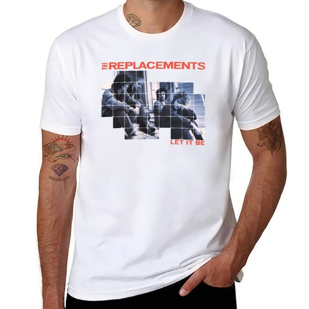 The Replacements  Let It Be Squares TShirt Holiday Outdoor TShirt