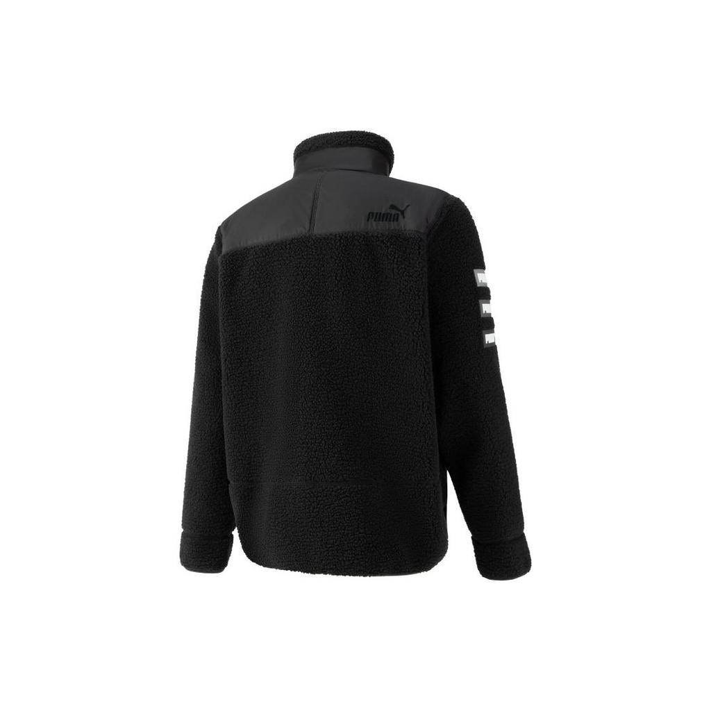 PUMA Art Of Sherpa Zip Jacket 'Black' Men's 539707-01