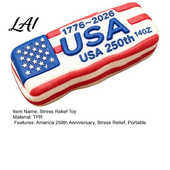 USA 250th Stress Relief Toy Anniversary Squeeze Patriotic America Mini Pinch Sensory Fidget Party Favors