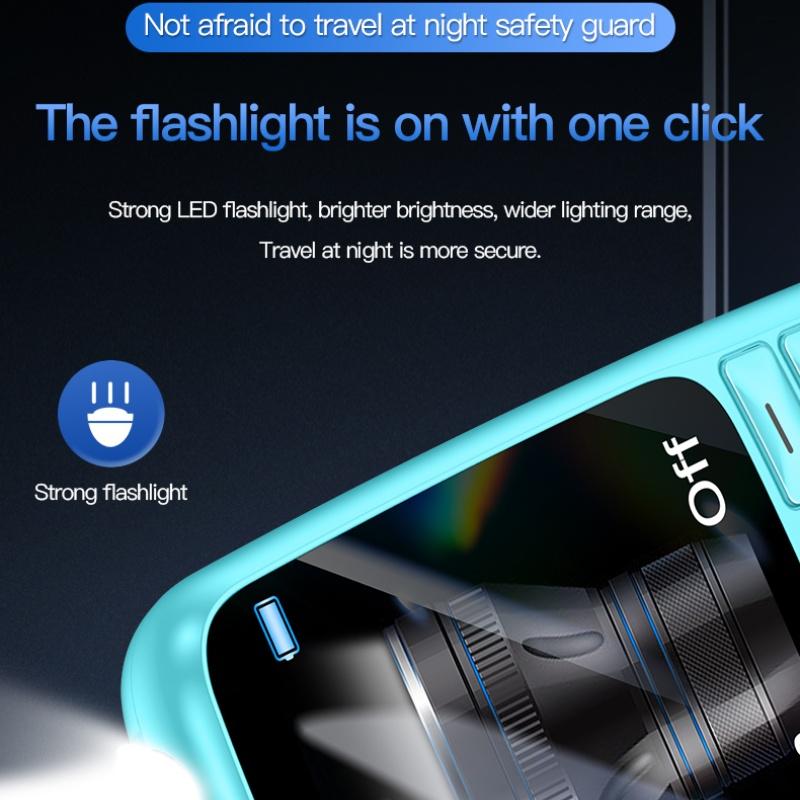 С99(H11) Мобильный телефон 4G с кнопками, 2,4-дюймовым TFT-экраном, двумя SIM-картами, двойным режимом ожидания, 240x320, будильником Voice King, аккумулятором 1500 мАч, мини-телефоном с фонариком