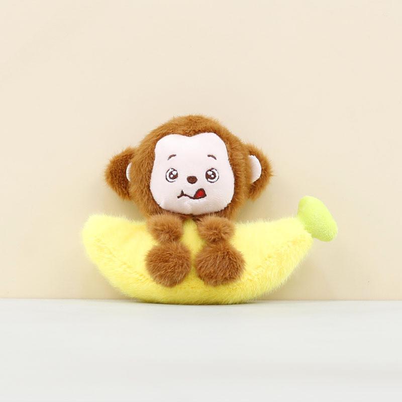Monkey Soft Plush Keychain Keyring Children Gift Collection Enthusiasts Doll