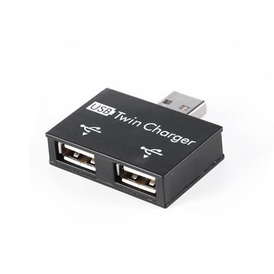 Мини USB-концентратор, 2 порта, USB-разветвитель, адаптер-конвертер для USB-флешек ПК